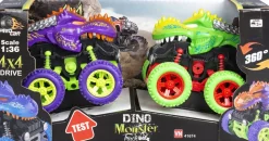 2-PAK DINO MONSTER TRUCK