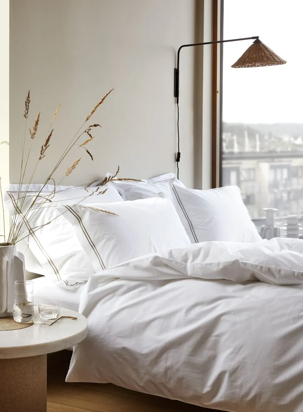 Paris sengesæt hvid