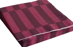 Pattern Napkins-Set of 20 Dinner-Bordeaux and wine