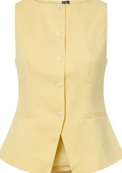 PCJOLINE SL BOATNECK WAISTCOAT WVN