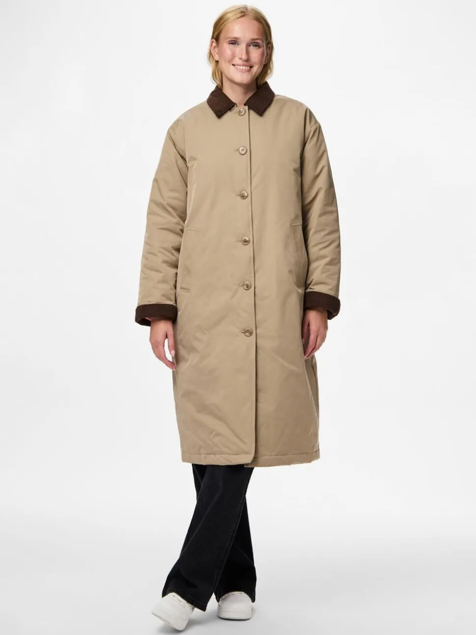 PCJORMA LONG CORDUROY JACKET NOOS