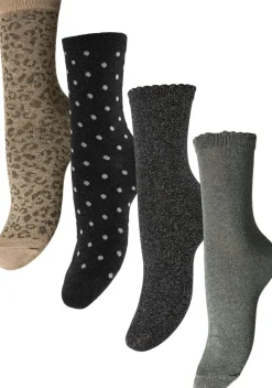 PCSEBBY GLITTER LONG 4-PACK MIX NOO