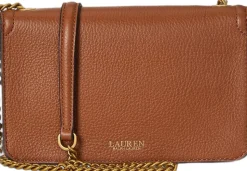 Pebbled Leather Bradley Crossbody Wallet