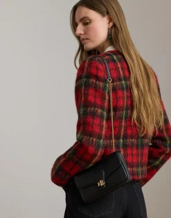 Pebbled Leather Bradley Crossbody Wallet