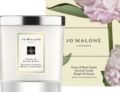 Peony & Blush Suede Scented Classic Candle