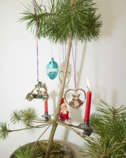 Perle Hjerte H6. 5 forsølvet