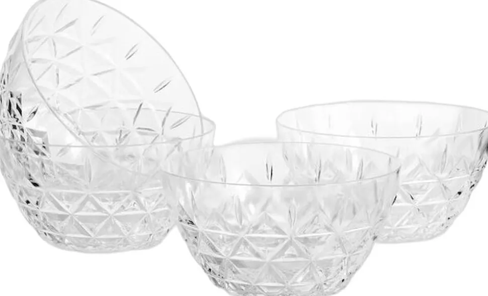 Picnic Juni bowl small, 4-pcs (6) Clear