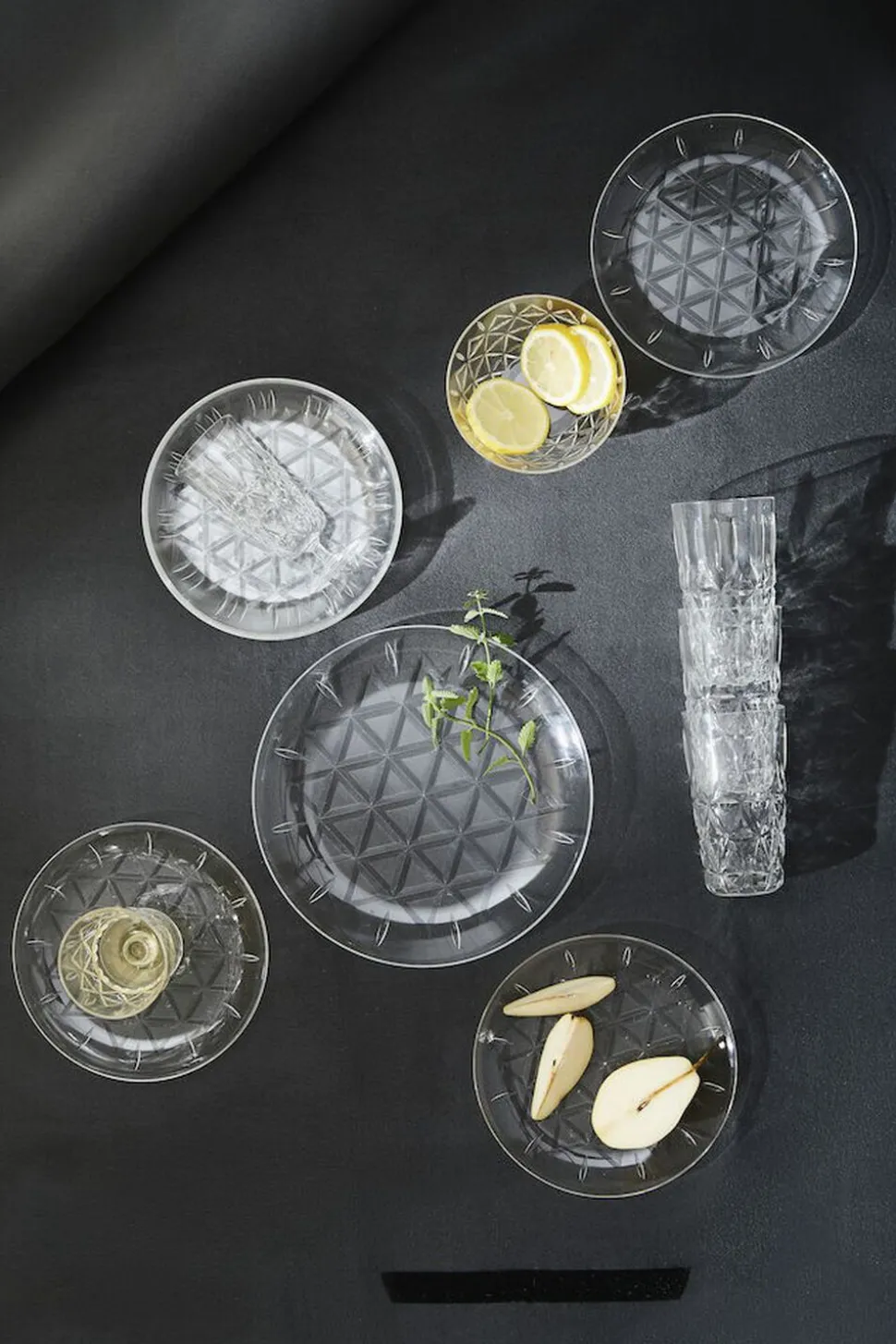 Picnic Juni bowl small, 4-pcs (6) Clear