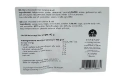 Plade, Mørk chokolade m/ karamel & salt 90 g