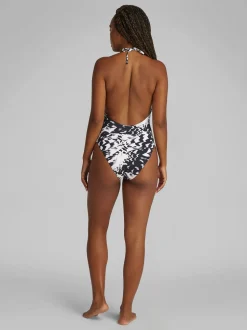 PLUNGE NECKLINE ONE PIECE