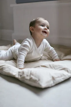 POINTELLE HEART CROSSOVER BODY LS