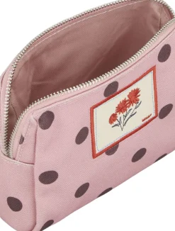 Polka Canvas Pouch Bag