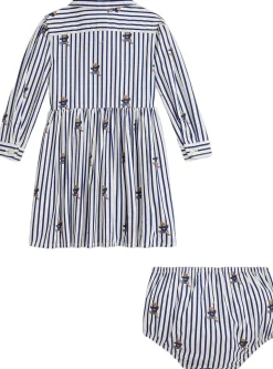 Polo Bear Cotton Oxford Shirtdress
