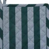 Pot holder 22x22 cm BIRK - Stripe dark green