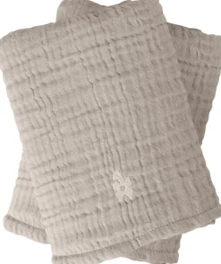 Pusleunderlag 6-lag, 2 stk. , muslin, beige