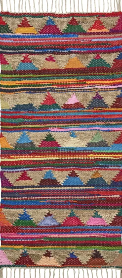 Pyramid Chindi Rug
