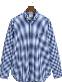 REG CLASSIC POPLIN GINGHAM SHIRT
