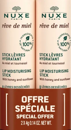 REVE DE MIEL LIP STICK DUOPACK 2 x 4 G