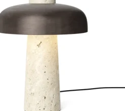 Reverse, Table Lamp, Travertine, Br