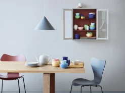 Rhombe Color Skål Ø13 cm mørk blå porcelæn