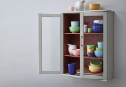 Rhombe Color Skål Ø11 cm rosa porcelæn