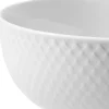 Rhombe Skål Ø15. 5 cm hvid
