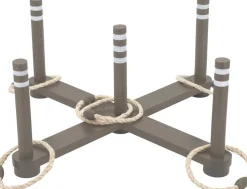 Ringspil 62 x 62 x 25 cm Grå/Brun Gummitræ