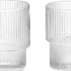 Ripple Glasses - Set of 4 - Clear