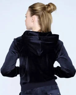 Robertson Classic Velour Zip Trough Hoodie