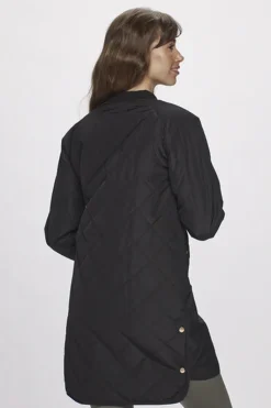 Rubina Quilted lang overgangsjakke