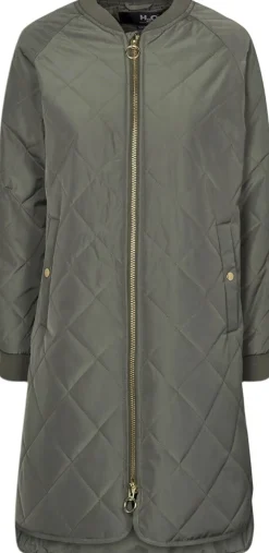 Rubina Quilted lang overgangsjakke