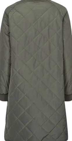 Rubina Quilted lang overgangsjakke