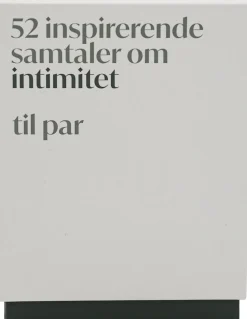Samtalekort - Intimitet