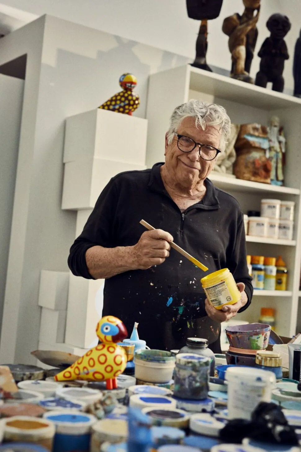 Sangfugl x Leif Sylvester 2025 H15. 5 cm blue eyes