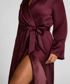Satin Fleece Bathrobe