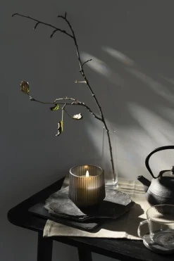 Scented wax glass candle, Harmony, Smoke, 8,5x9,5 cm *