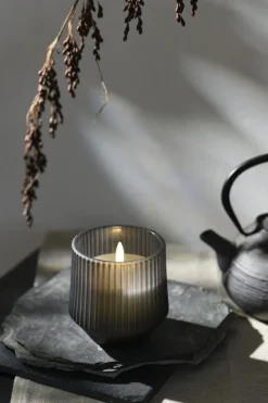 Scented wax glass candle, Harmony, Smoke, 8,5x9,5 cm *