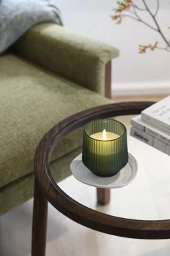 Scented wax glass candle, Serenity, Green, 8,5x9,5 cm *