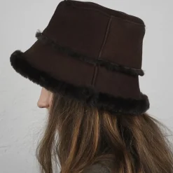 SEMERU - DOUBLE FACE SHEARLING BUCKET HAT