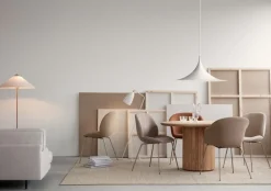 Semi pendel white 60 cm.