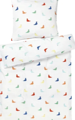 Sengetøj Sangfugl junior 100x140cm DK multi