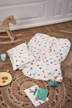 Sengetøj Sangfugl junior 100x140cm DK multi