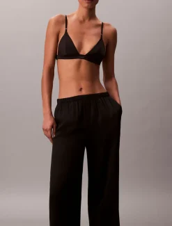 SENSUAL SATIN LOGO PANT