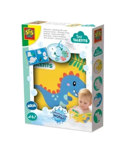 SES Creative - Badeleg - Farv med vand - Dino badebog