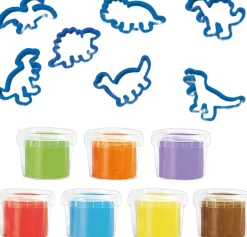 SES Creative - Modellervoks - Dino Megasæt med udstikkere