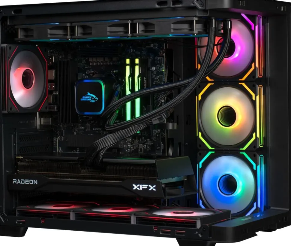 Shark Deep Blue 9070 XT Gaming PC
