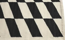 Shift Kelim Rug-W140 x L200-Black