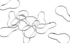 Shower Curtain Rings-Set of 12-Chro