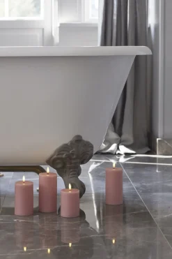 Sille Fyrfadslys 2 stk. sæt, Ø6xH3,4cm