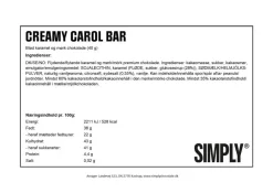 Simply® CREAMY CAROL chokoladebar (40g)